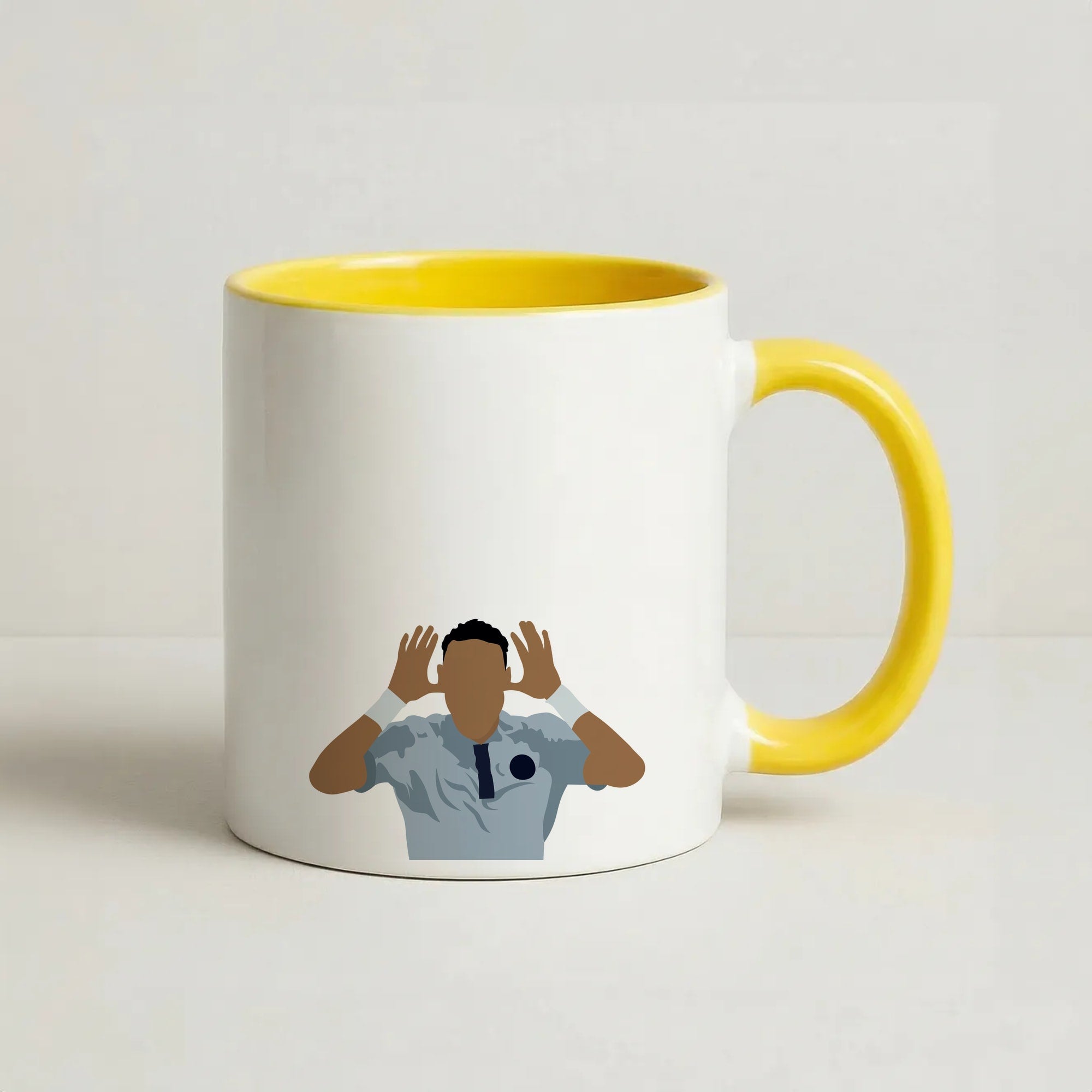 Neymar - Football Coffee Yellow Mug
