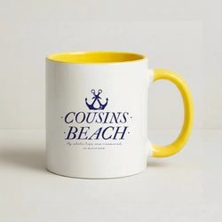 Stripes Cousin Beach Coffee Yellow Mug