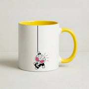 Pink Hanging Spider Hero  Mug 8