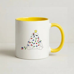 Baymax Christmas Coffee Yellow Mug