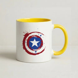 The Shield Coffee Yellow Mug