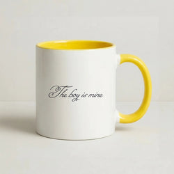 The Boy Is Mine Coffee Yellow Mug
