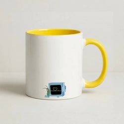Plankton And Karen Coffee Yellow Mug