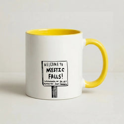 Welcome to Mystic Falls - VD Coffee Yellow Mug