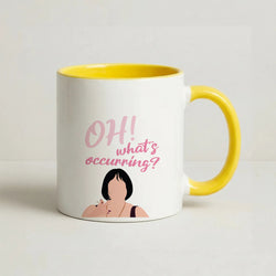 What's Occuring? Coffee Yellow Mug