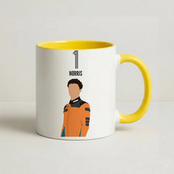 Norris 2026 Coffee Yellow Mug