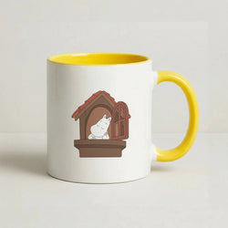 The Window Coffee Yellow Mug