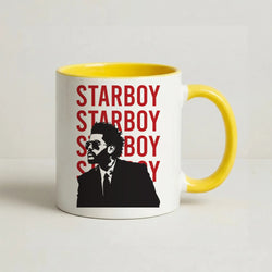 Starboy Singer Coffee Yellow Mug