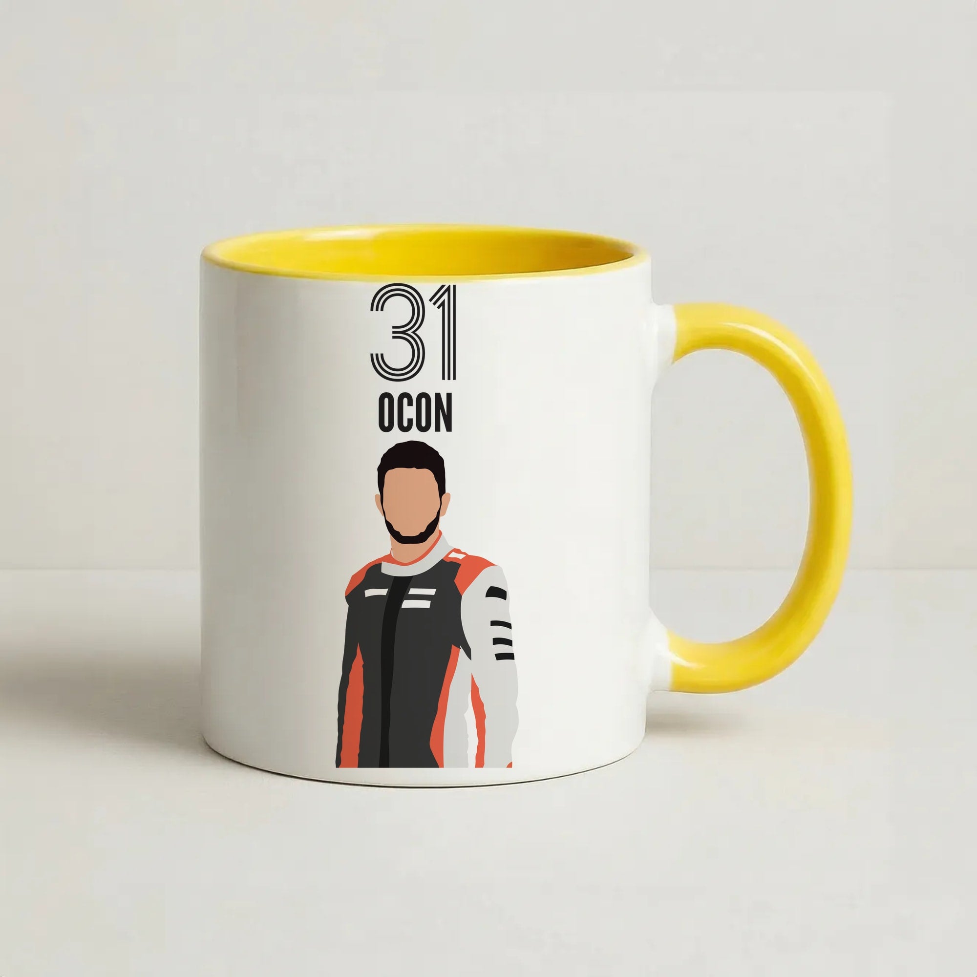 Ocon 2026 Coffee Yellow Mug