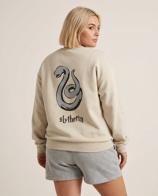 Slytherin Sweatshirt — Sand Back, worn