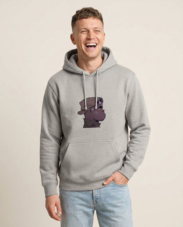 Design Your Own Hoodie — Black Front, worn