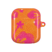 Shimmer Hibiscus AirPods Case 1