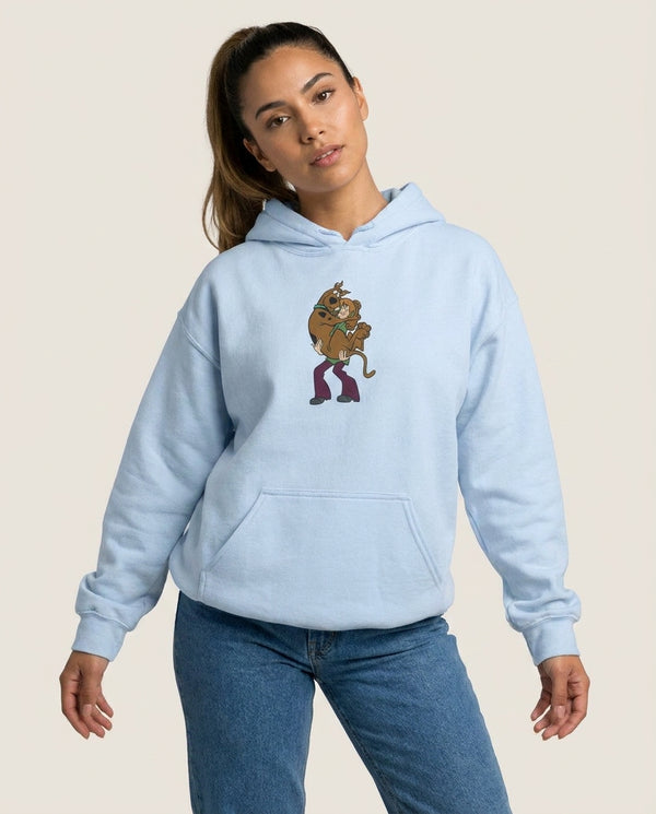 Shaggy And Scooby - Scoob Hoodie — Blue Front, worn