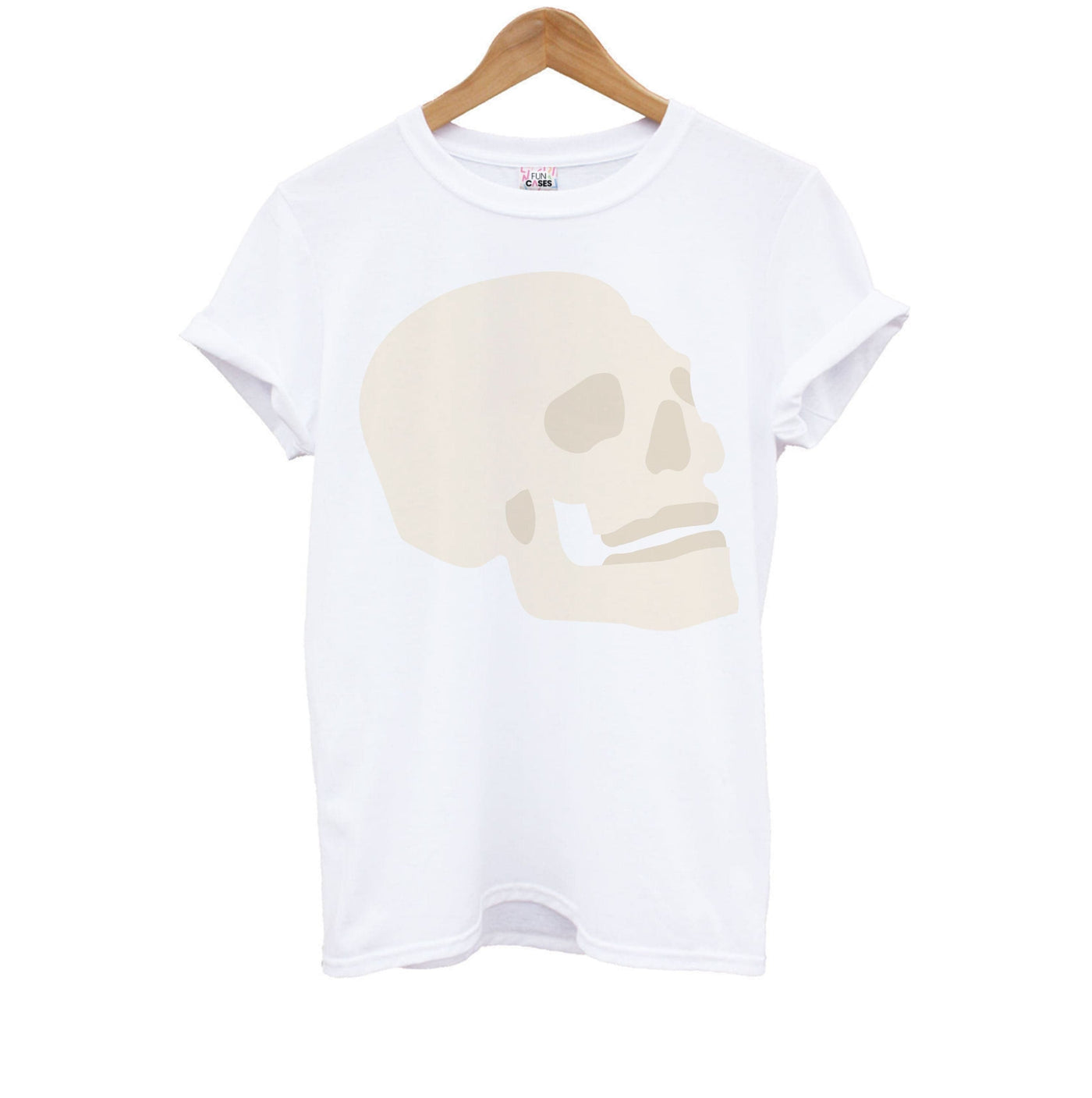 Skull Outline - Halloween Kids T-Shirt