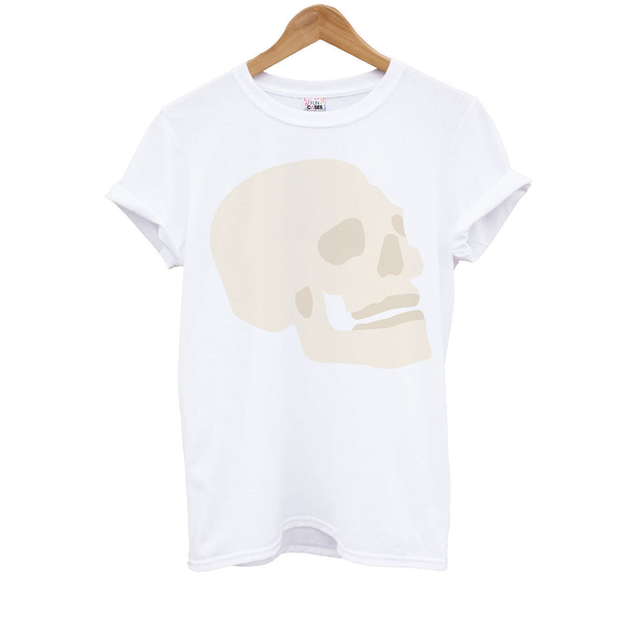Skull Outline - Halloween Kids T-Shirt