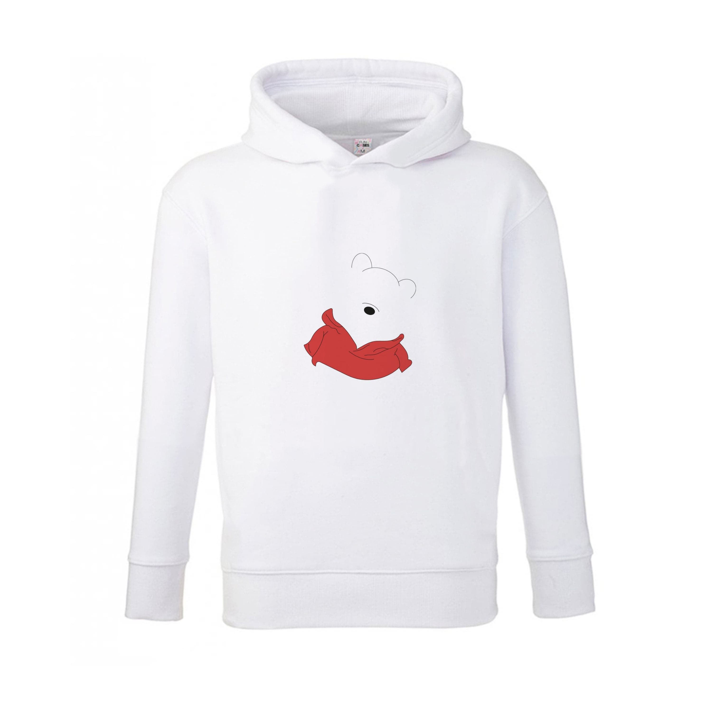 Faceless Yellow Bear Kids Hoodie