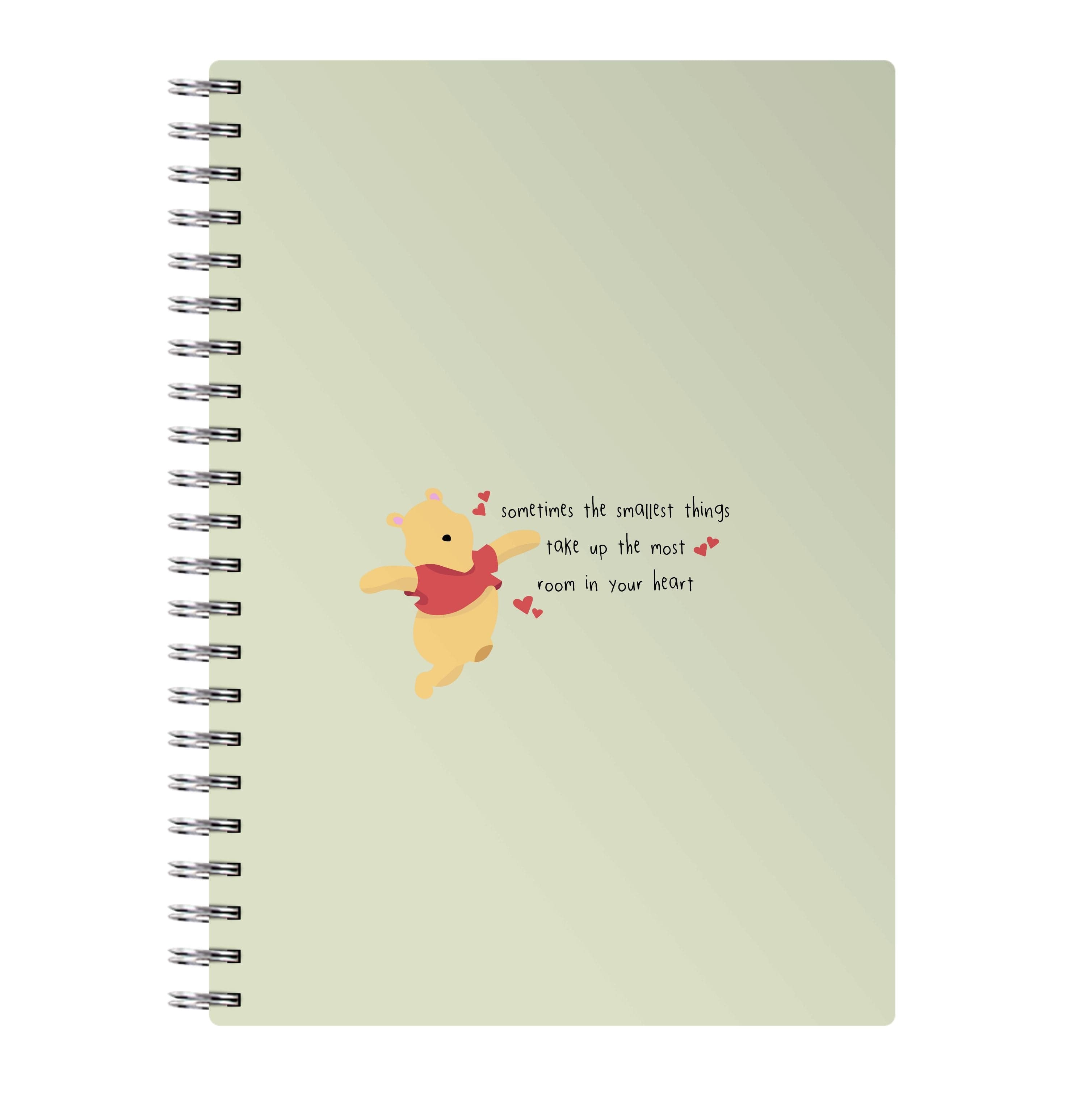 Take Up The Most Room - Winnie Notebook