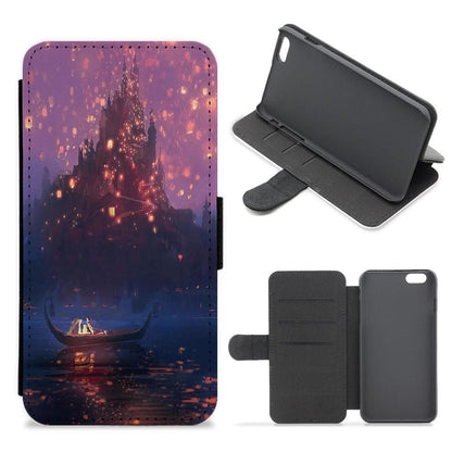 Tangled Chinese Lantern Disney Flip / Wallet Phone Case - Fun Cases