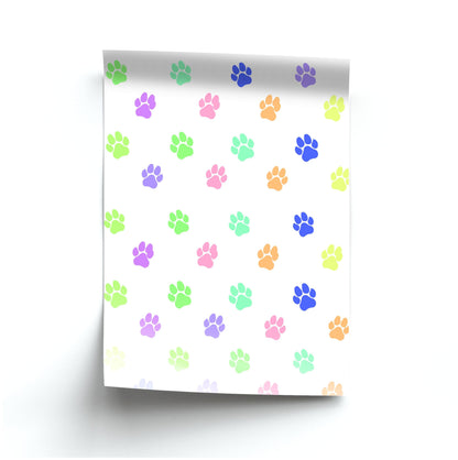 Coloured patterns - Dog Patterns Poster