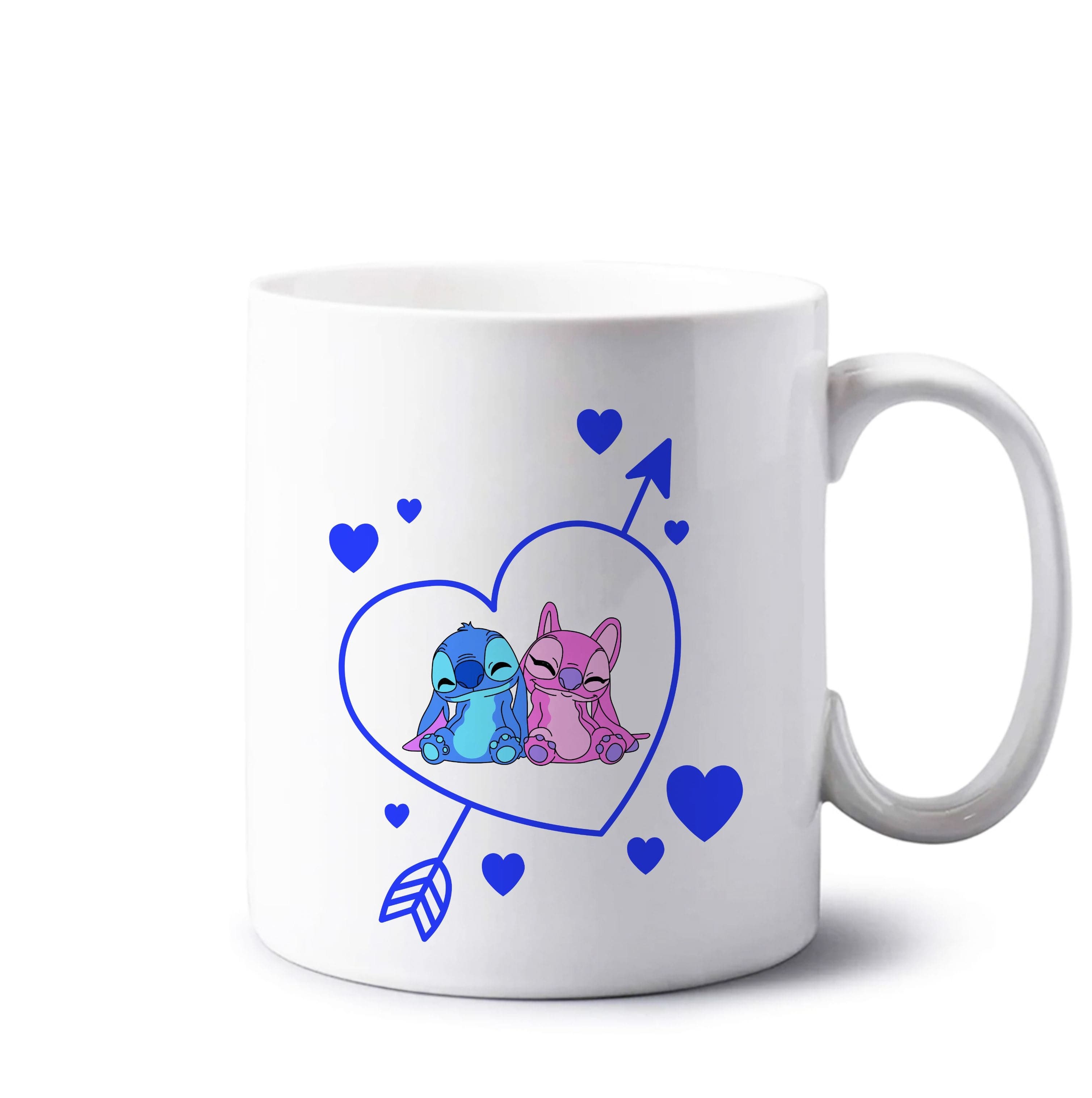 Arrow Heart - Pink Alien Mug