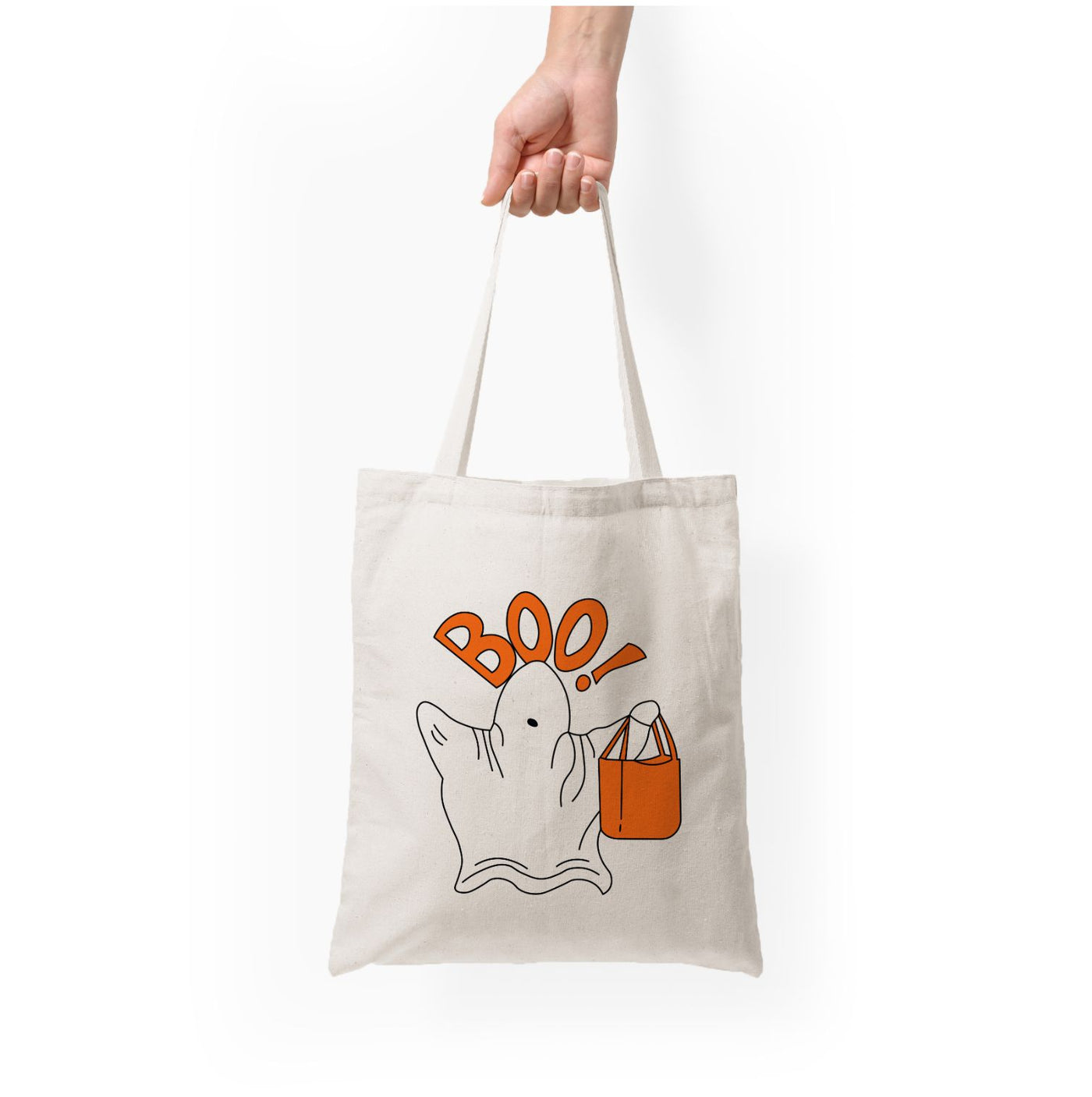 Ghost Boo! - Halloween Tote Bag