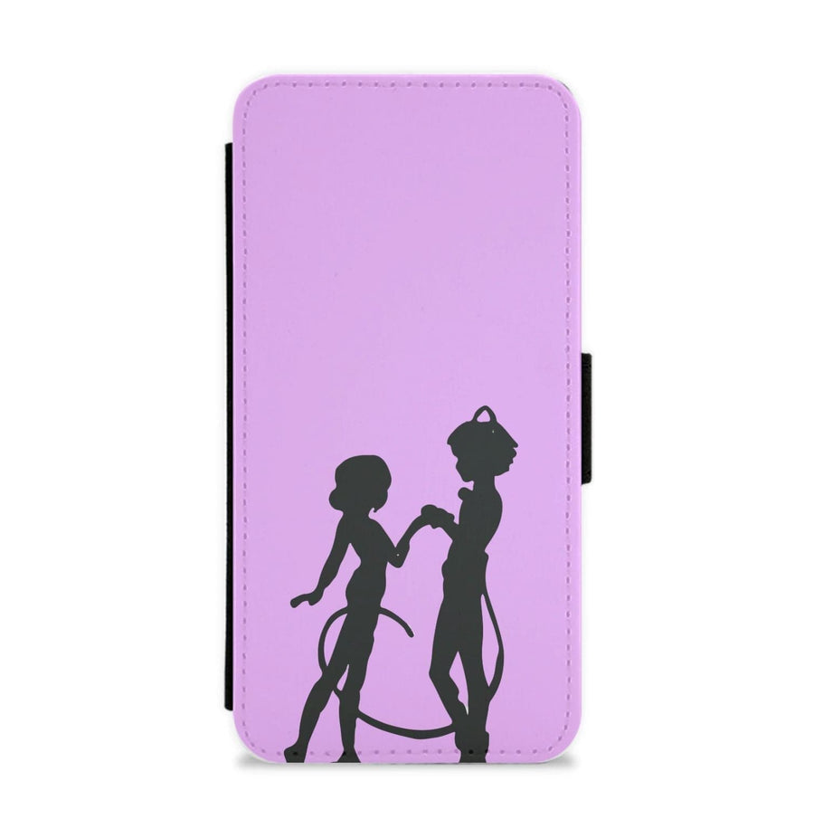 Ladybug And Cat Noir - Miraculous Flip / Wallet Phone Case