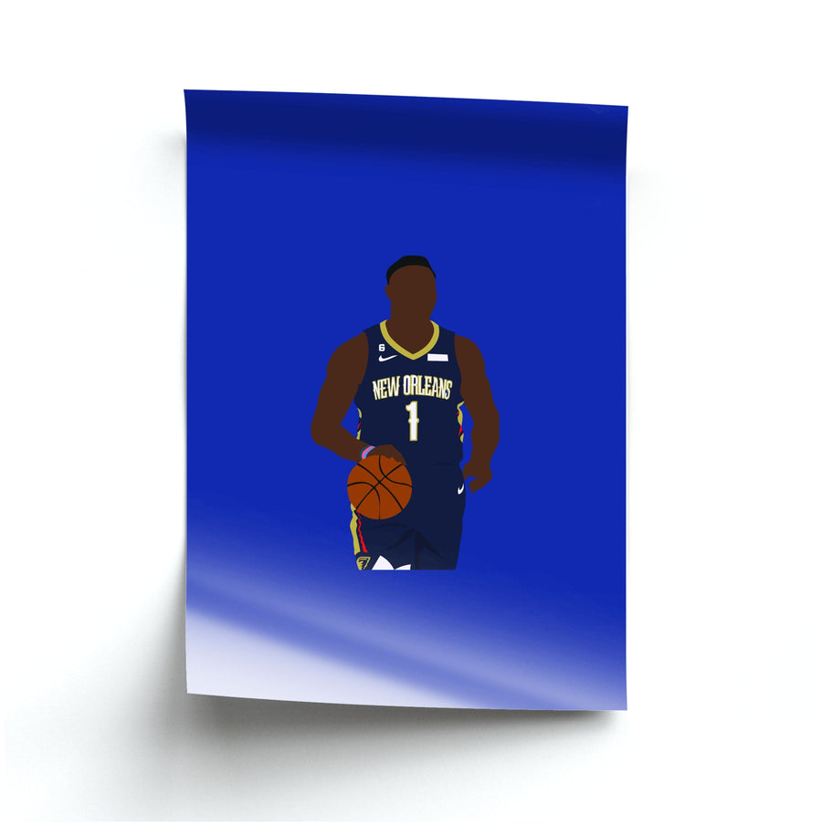 Zion Williamson - Basketball Poster