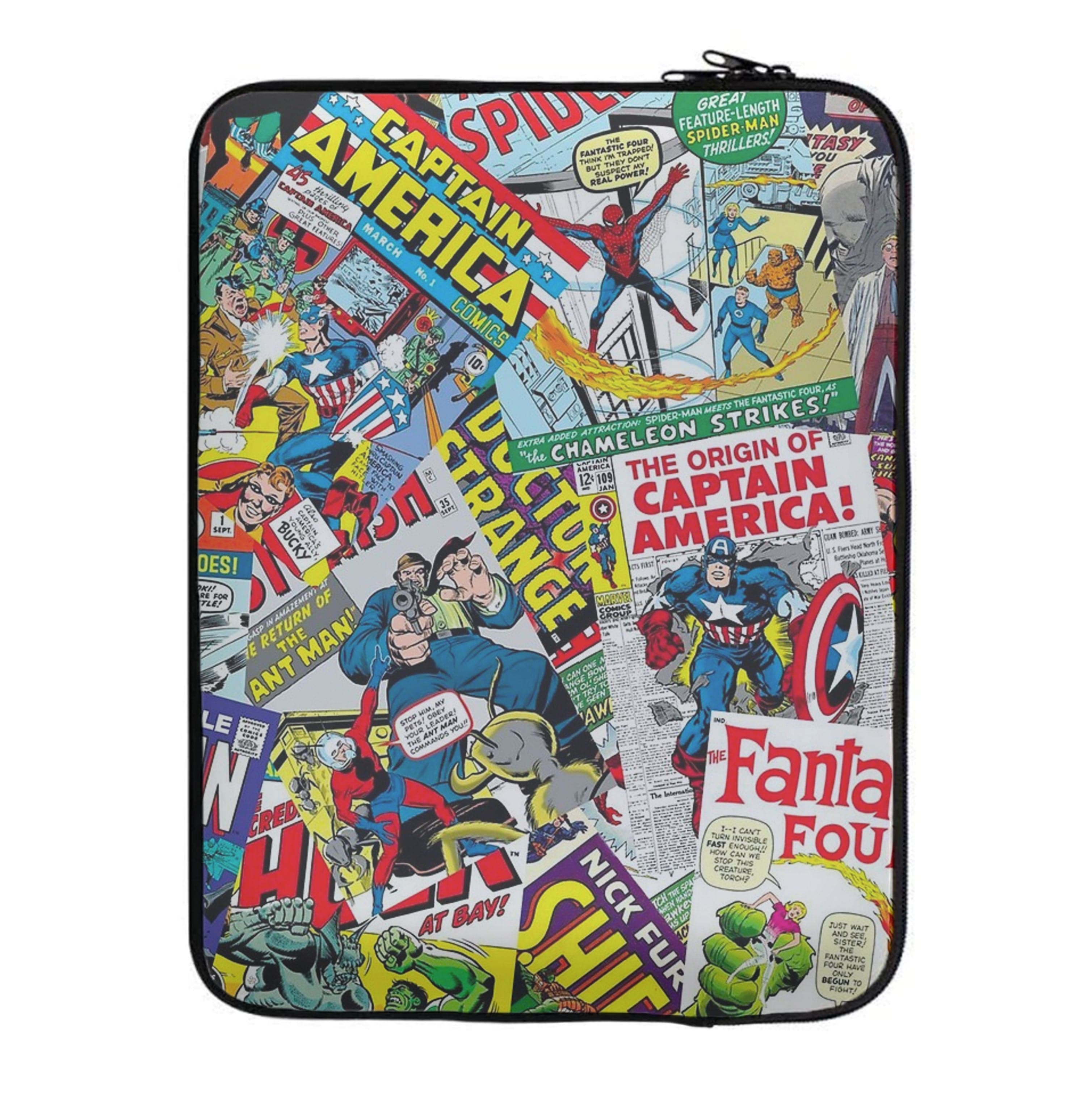 Superhero Comic Comics Pattern Laptop Sleeve