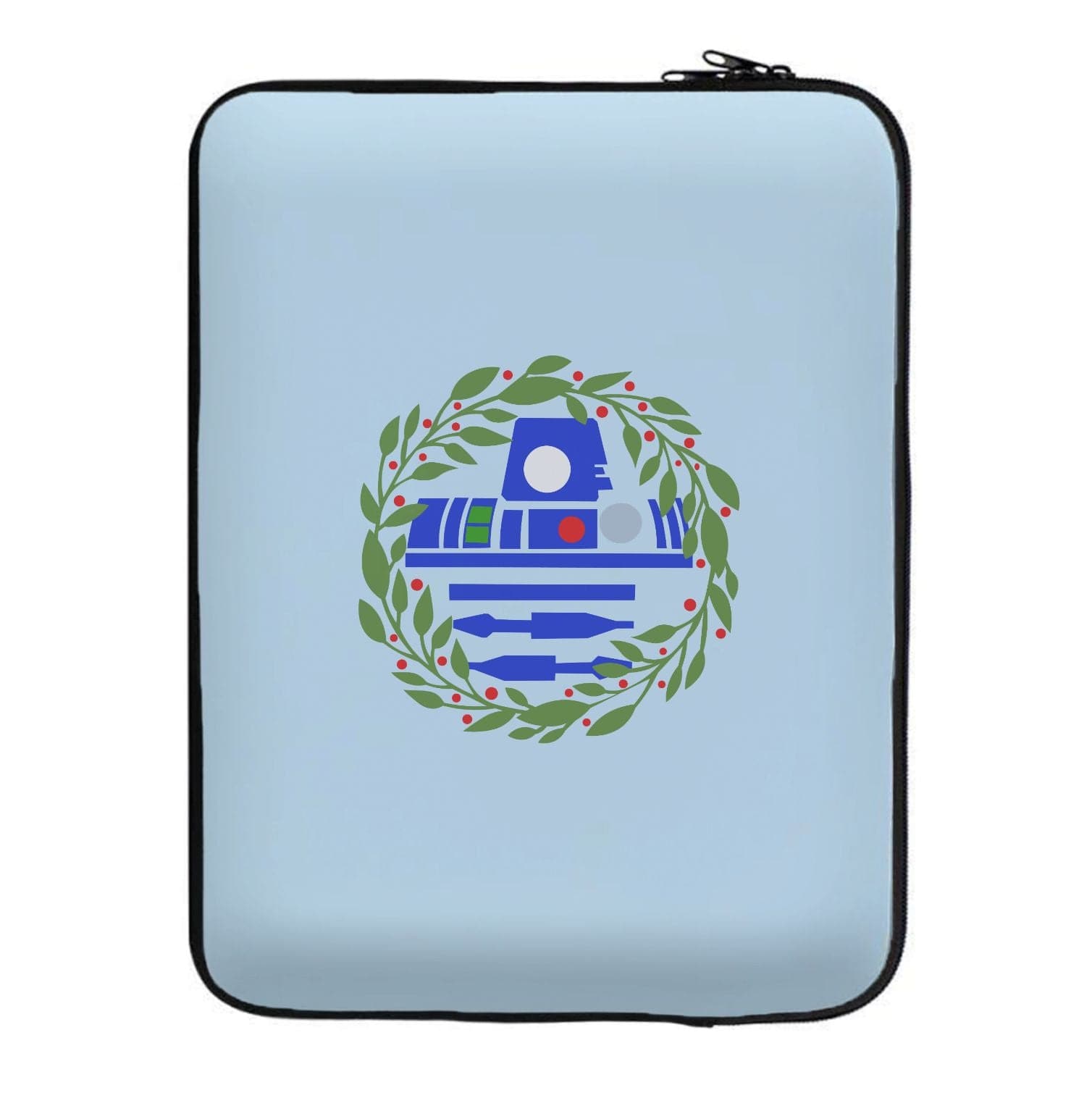 R2D2 Christmas Wreath Laptop Sleeve