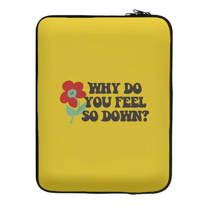 Why Do You Feel So Down - Fender Laptop Sleeve