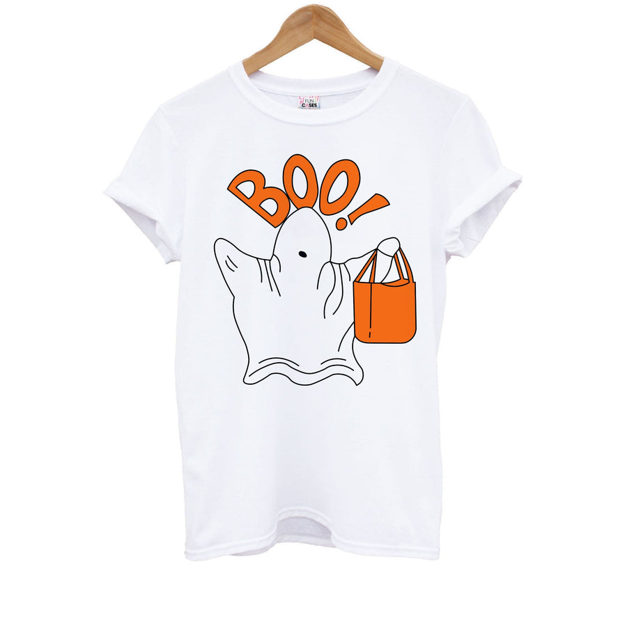 Ghost Boo! - Halloween Kids T-Shirt