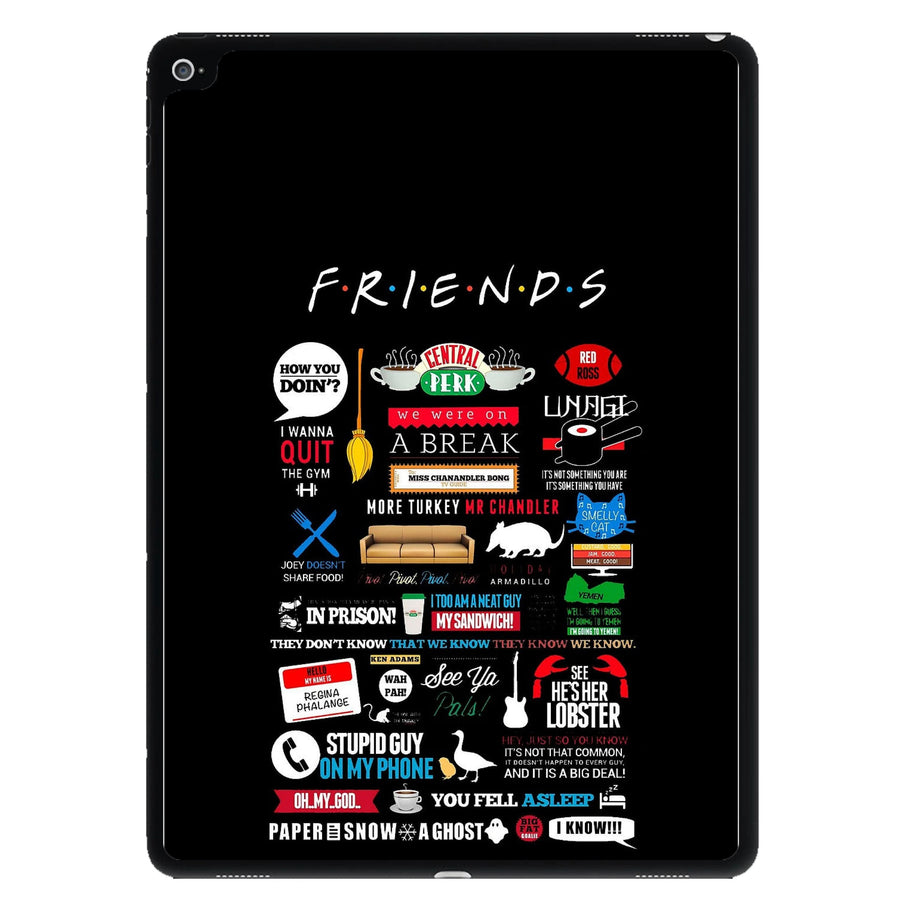 All The Quotes - Friends iPad Case