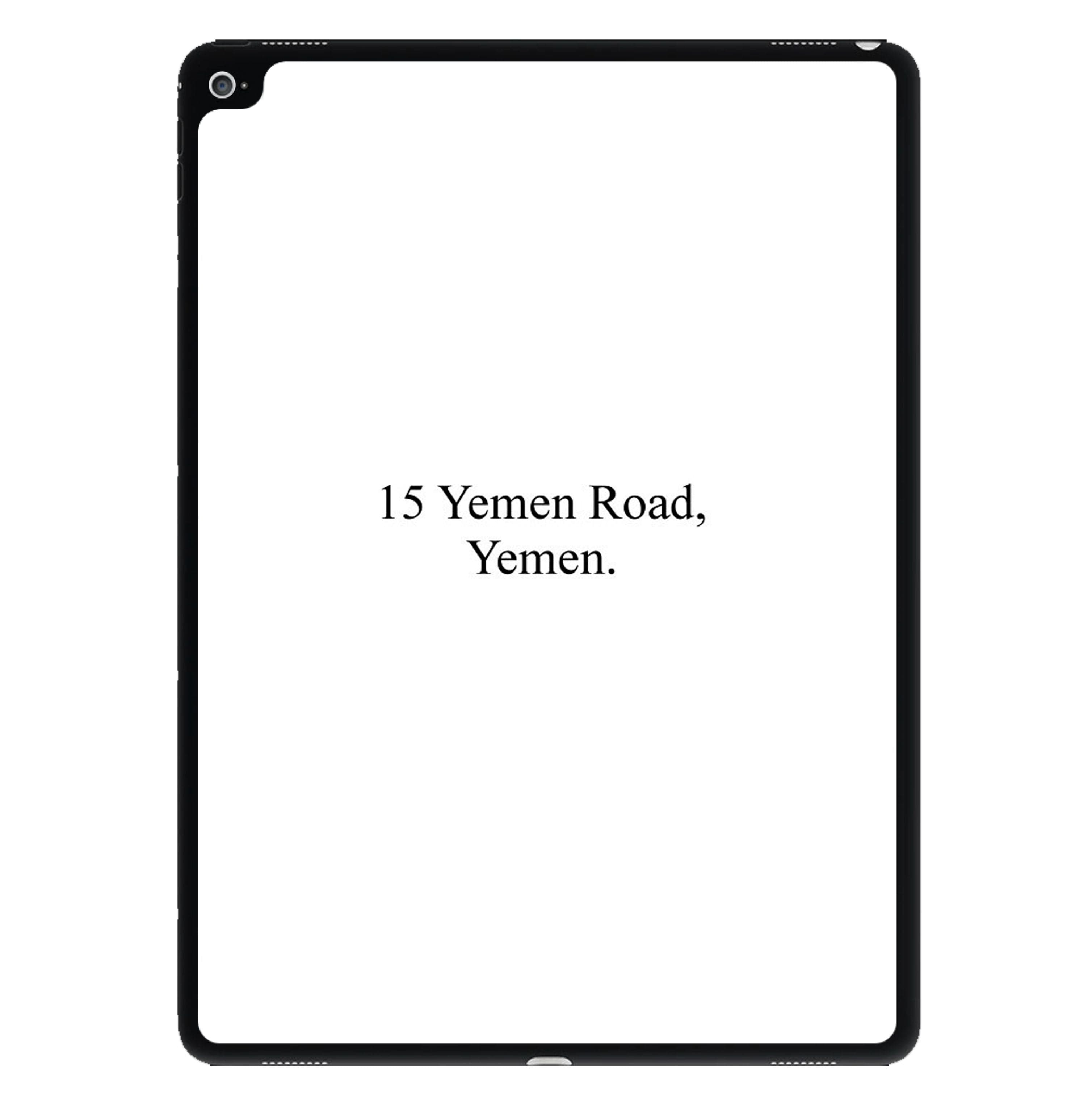 15 Yemen Road, Yemen iPad Case