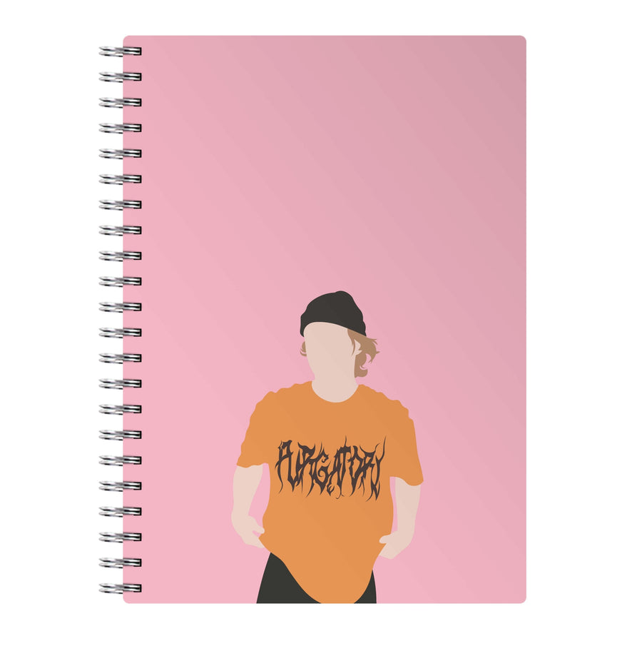 Orange T-shirt - Vinnie Hacker Notebook
