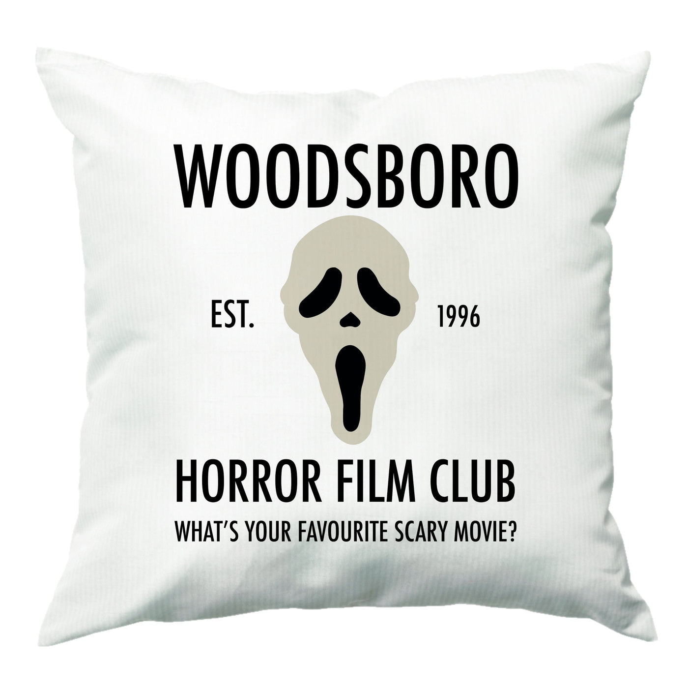Woodsboro Horror Film Club - Scream Cushion