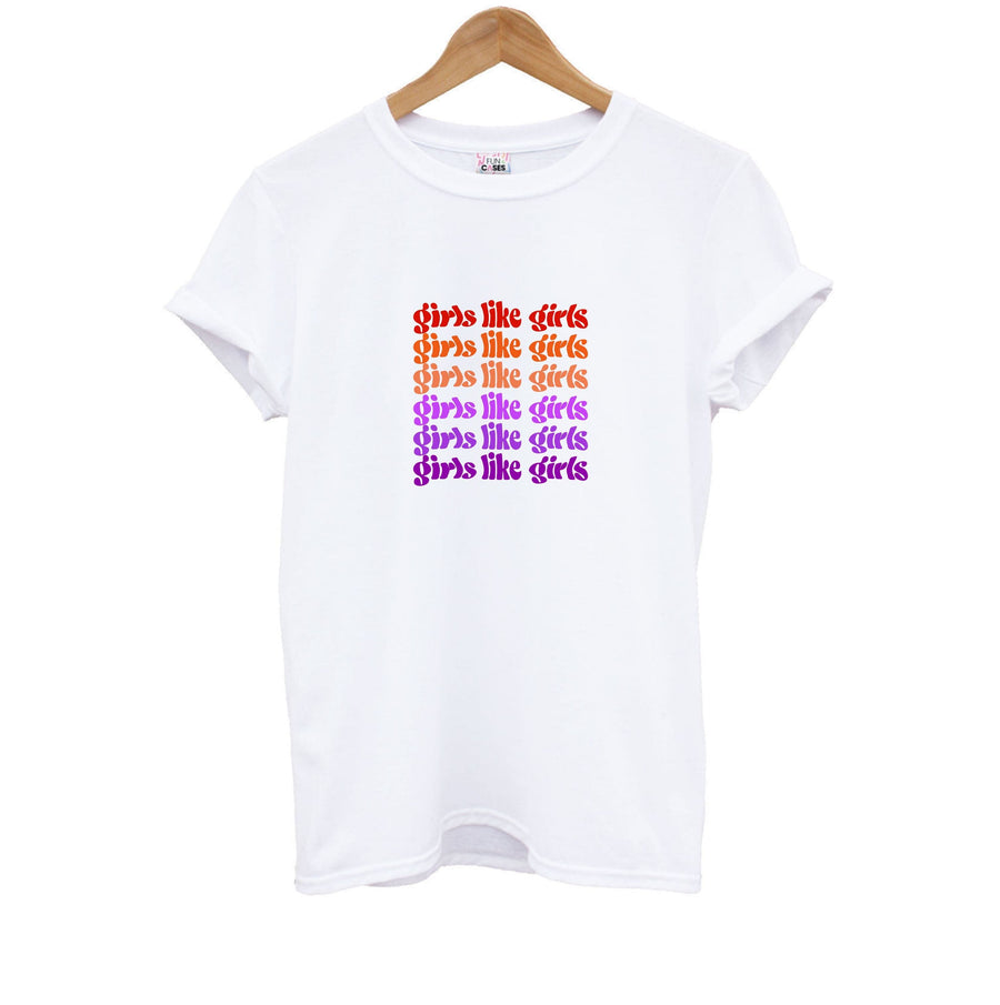 Girls like girls - Pride Kids T-Shirt