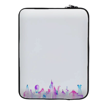 Watercolour Fairytaleland Paris Laptop Sleeve