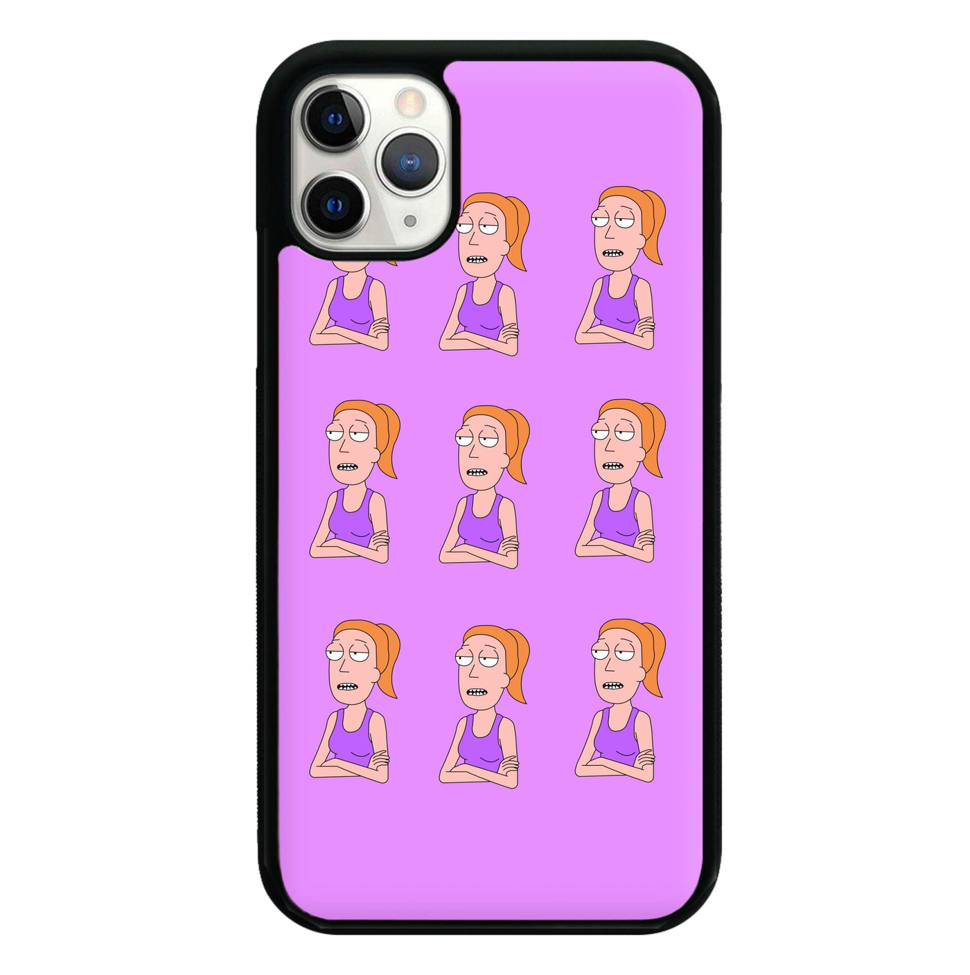 Summer Pattern - Rick And Morty Phone Case