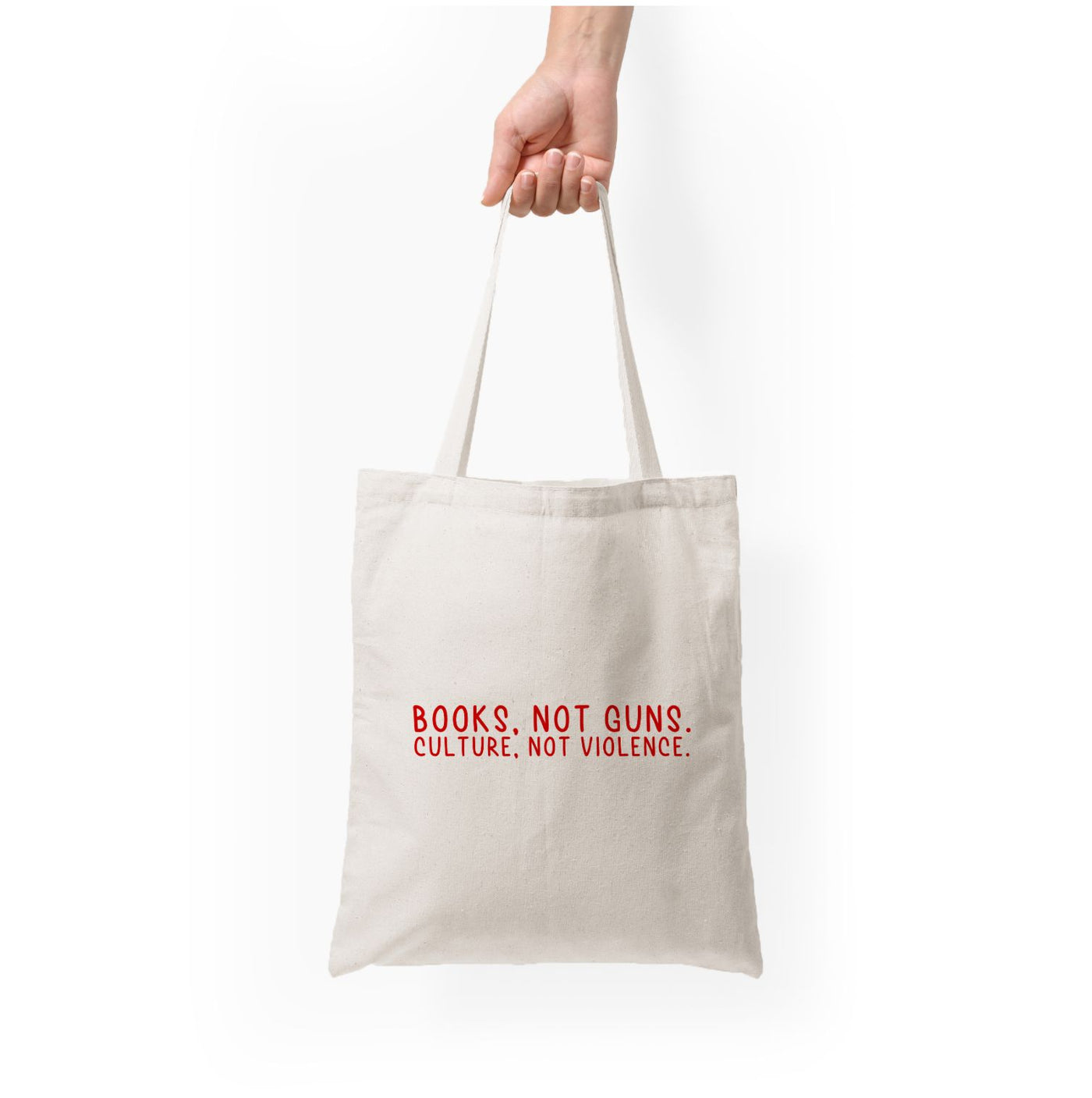 Books, Not Guns - TV Quotes Tote Bag