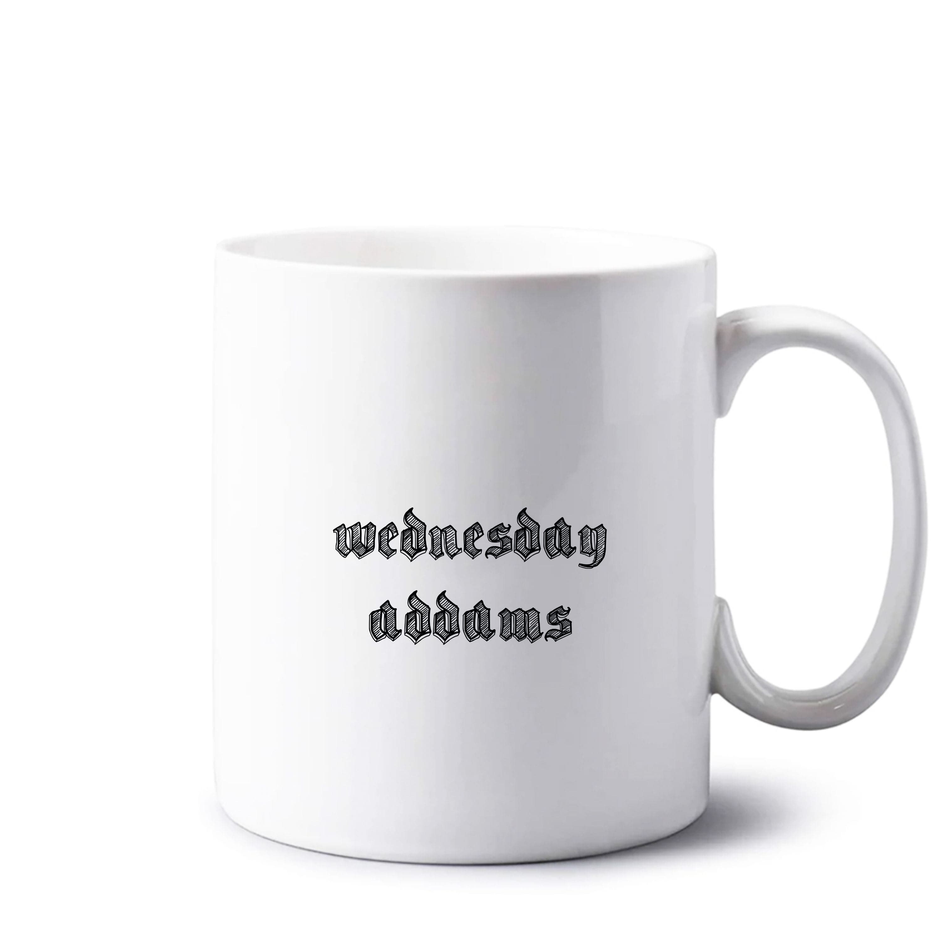 Wednesday Typogrophy Mug