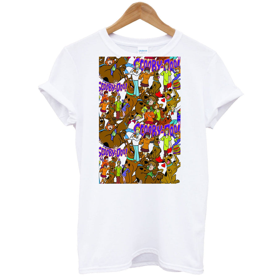 Collage - Scooby Doo T-Shirt