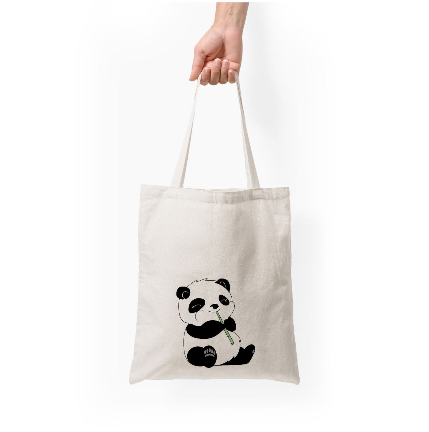 Vegan Panda Tote Bag