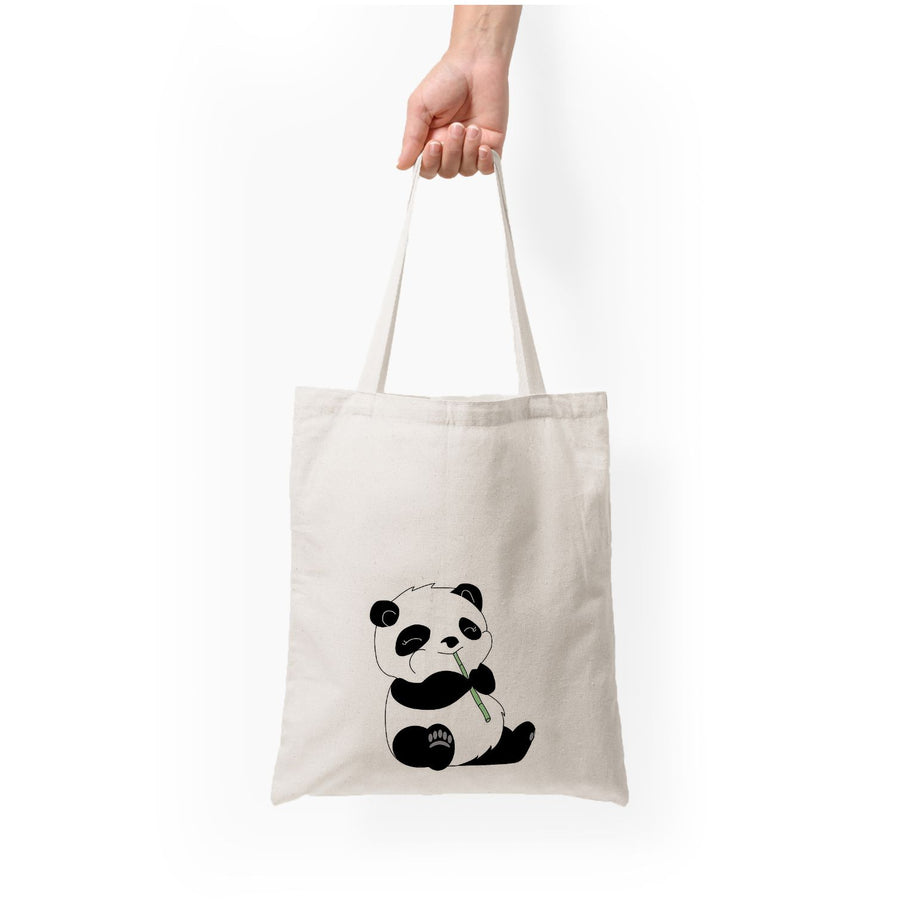 Vegan Panda Tote Bag