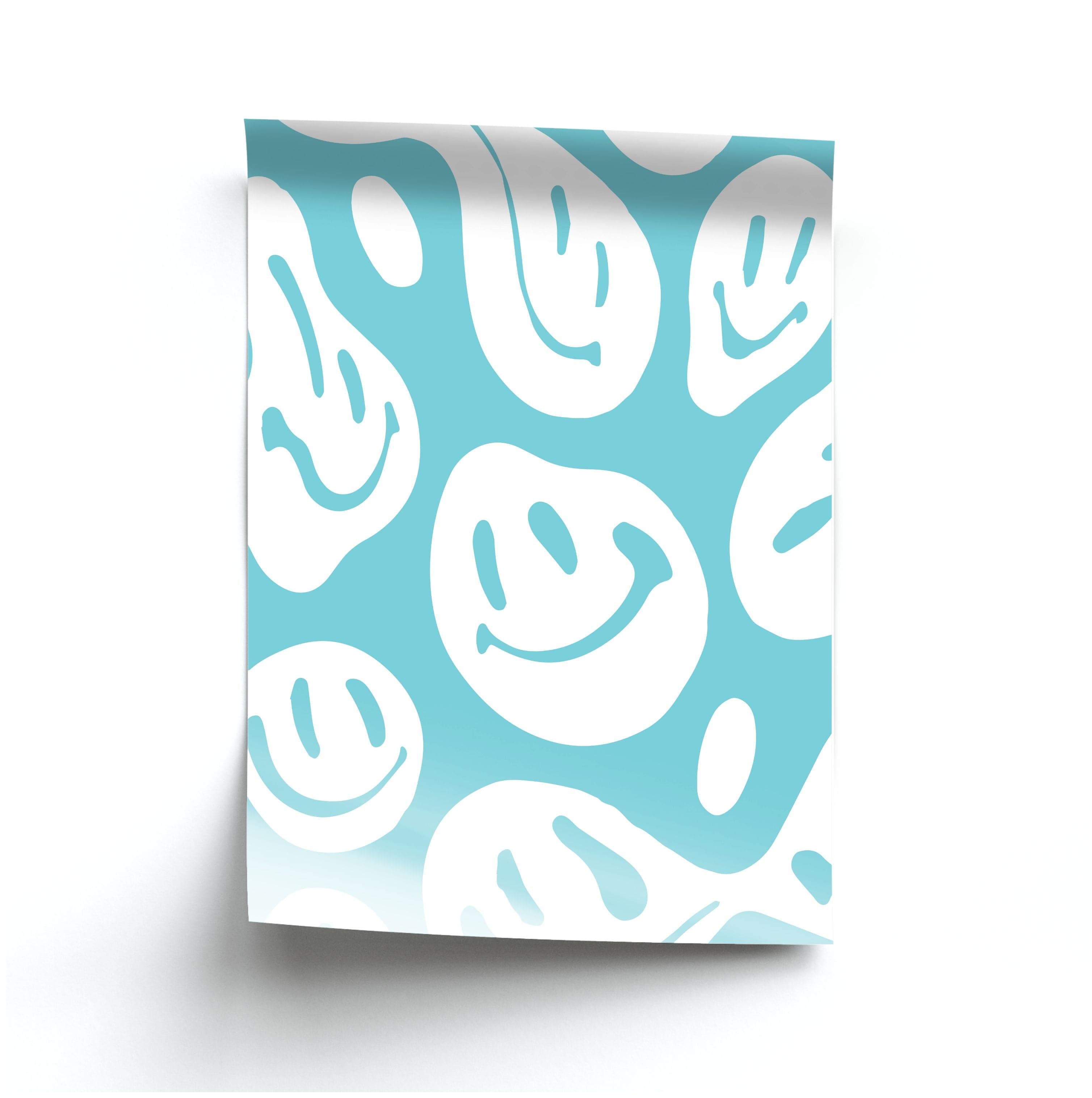 Trippn Smiley - Blue Poster