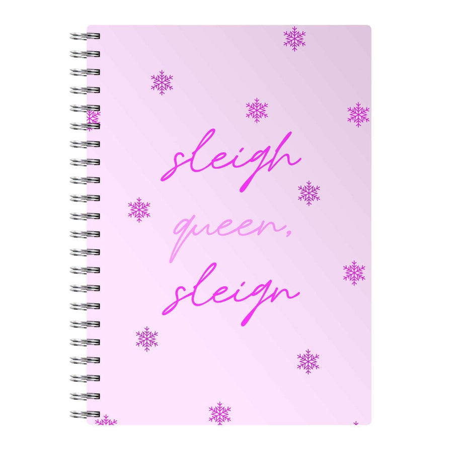 Sleigh Queen - Christmas Puns Notebook