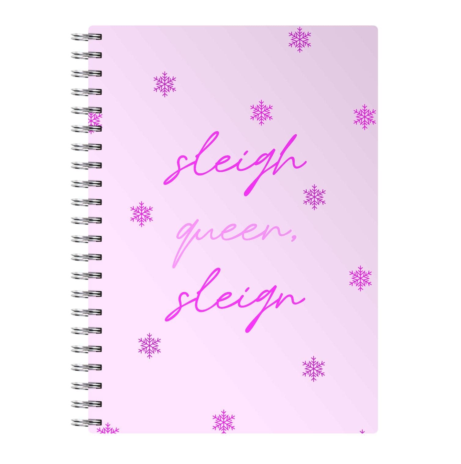 Sleigh Queen - Christmas Puns Notebook