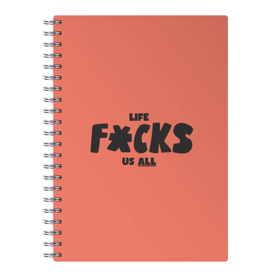 Life f'cks us all Orange - Eminem Notebook