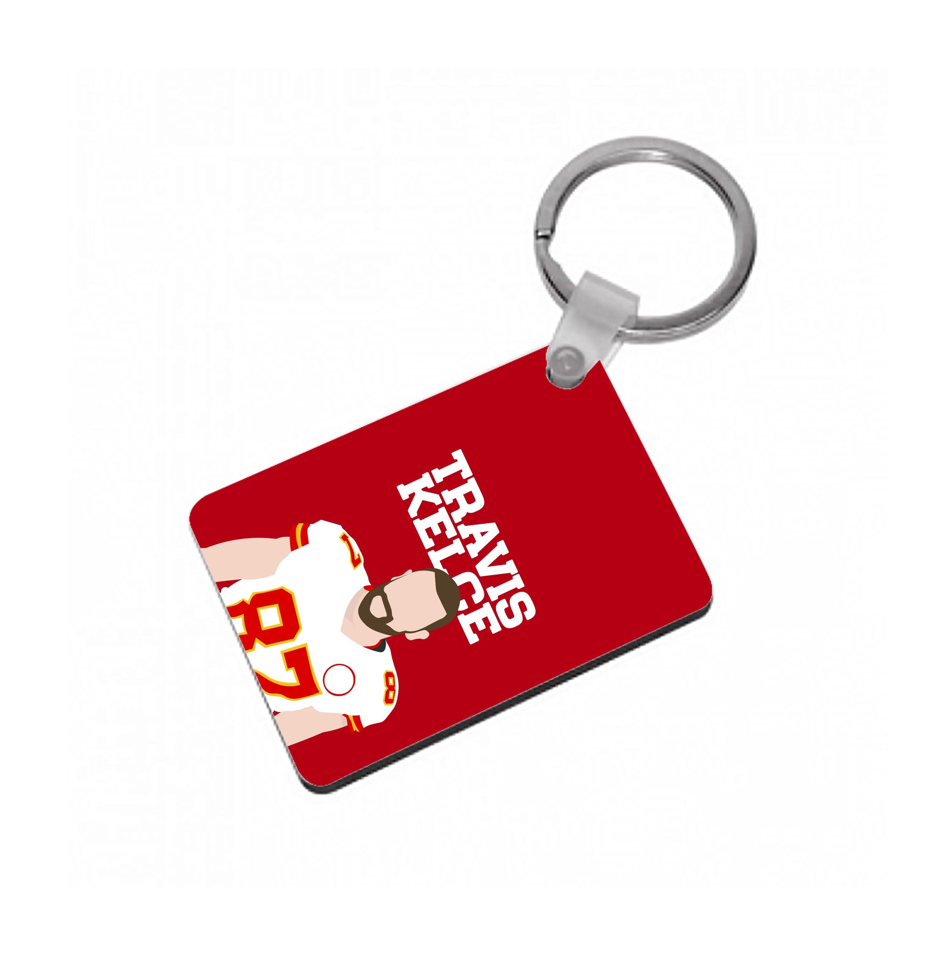 Red Travis Keyring