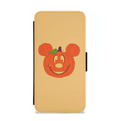 Mouse Pumpkin Halloween Flip / Wallet Phone Case