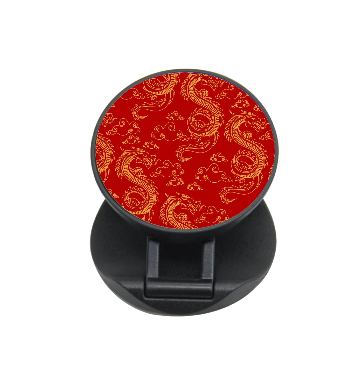 Red And Gold Dragon Pattern FunGrip